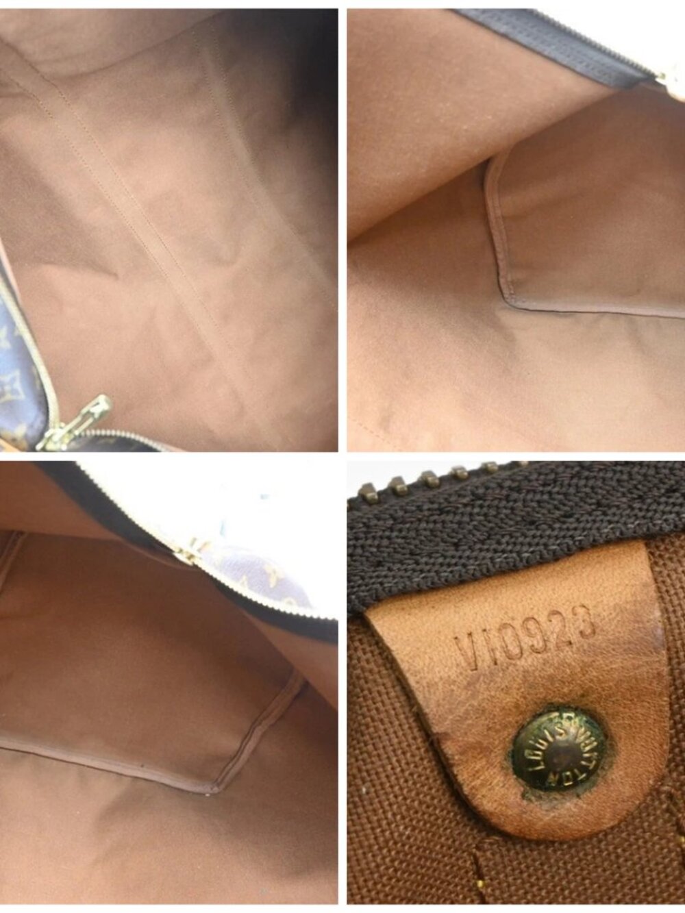 LOUIS VUITTON Keepall 60 Travel Hand Bag Monogram Leather Brown M41422 74YH945 - Picture 16 of 16